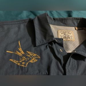 Rare Howler Bros X Helms Workshop Sparrow Pearl Snap Button Down - XL